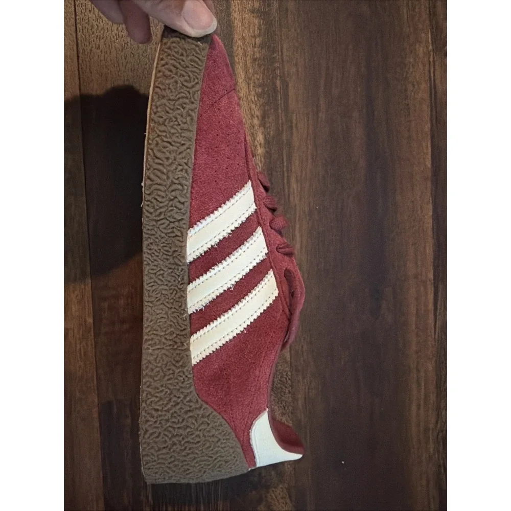 New Adidas Mens Montreal 76 Casual Athletic Shoes Size 8 Maroon Suede